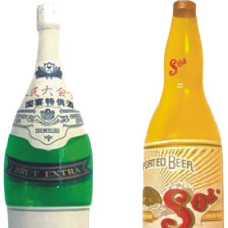 厂家印刷广告易拉罐子瓶子 广告酒瓶瓶子模型 牛津布充气啤酒瓶子