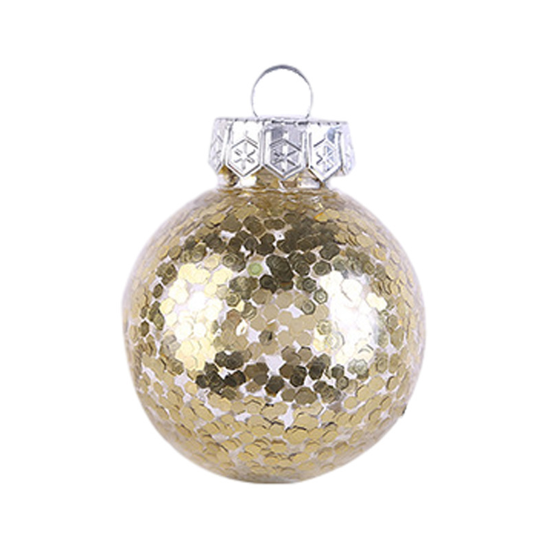 国境を越えた新しいクリスマスボール6cmクリスマスツリー装飾メッキプラスチックボール異形彩色クリスマスボールセットストラップ|undefined
