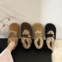 保暖圆头外穿秋冬棉鞋