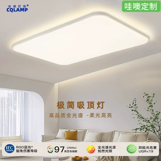 【哇噢】吸顶大厅高级感客厅卧室现代简约全光谱护眼中山家装灯饰