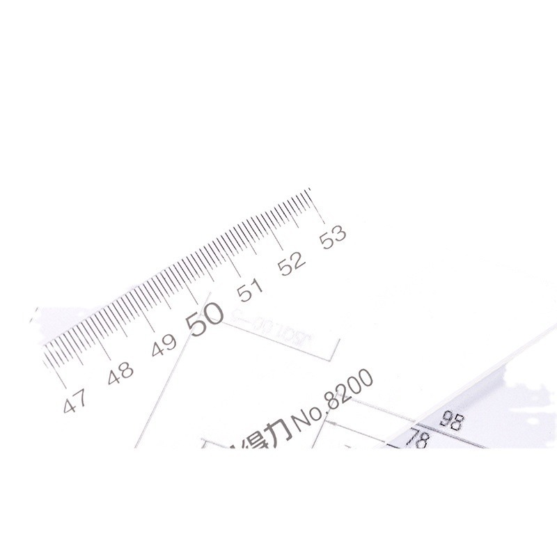 得力8200有機定規長尺工事測定プラスチック定規100cm彫刻直尺工事現場測定ツール