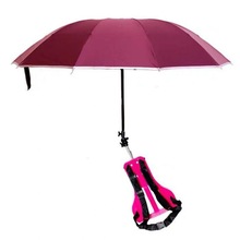 可以背的雨伞背包式遮阳伞户外防晒头顶太阳伞钓鱼伞帽带宝宝
