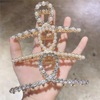 Hairgrip from pearl, metal crab pin, shark, South Korea, internet celebrity