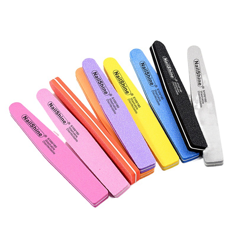 Cross-border spot nailshine Diamond Sponge file double-sided manicure file nail file nail sand bar