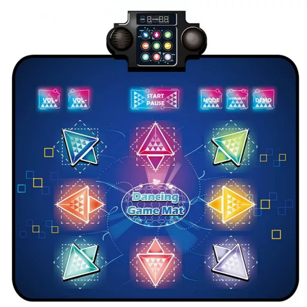 Ebay Toys Cross-Border New Product with Light Bluetooth Electric Dance Mat Parent-Child Game Interactive Music Light Blanket