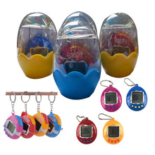 新款电子宠物机透明蛋装电子养成游戏机不倒翁玩具速卖通热卖