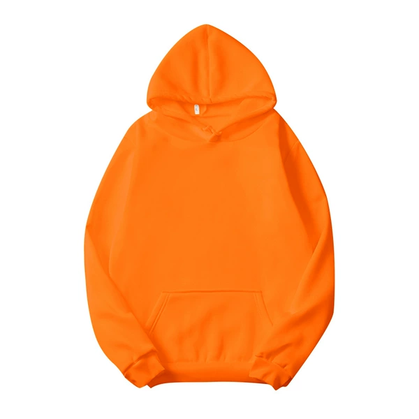 Orange (single-piece hooded sweatshirt in stock)