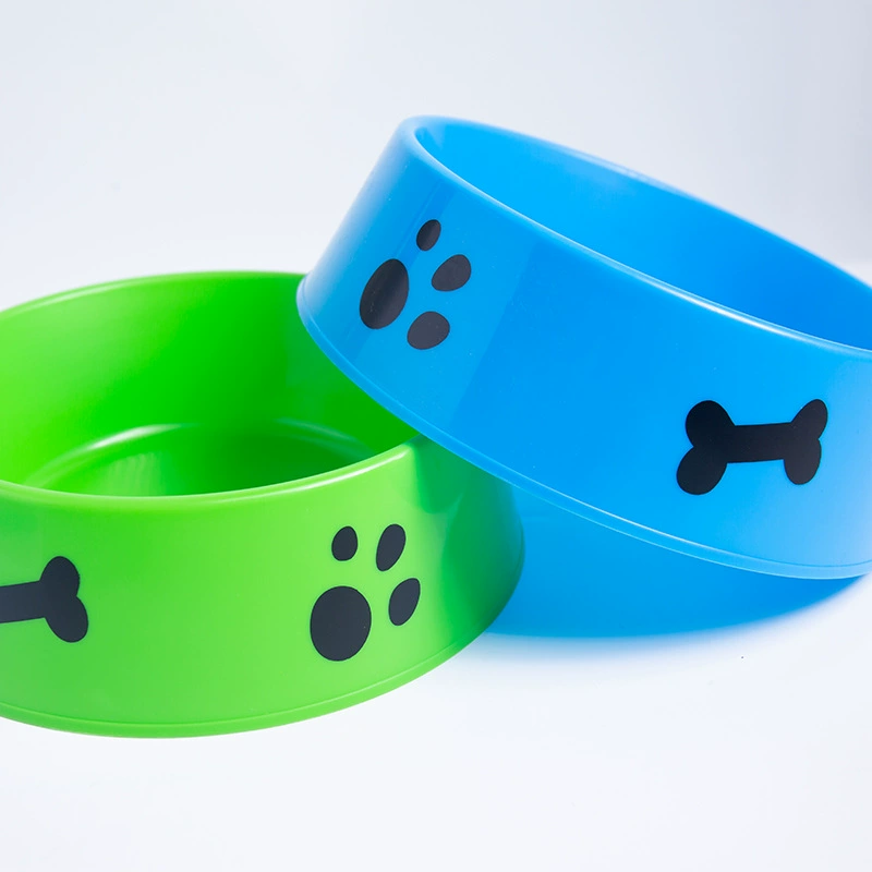 [Индивидуальные] ПЭТ Чаша Собака Чаша Большой Утолщенный Собака Чаша Простой Легкой Чистки Пищевой Пластик