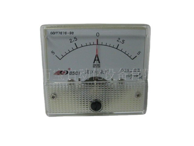 供应 机械表头 指针表 指针机械直流电流表 85C1 ±5安电流