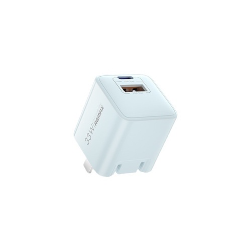 REMAX flash mobile phone charger 33W gallium nitride fast charging head folding travel adapter usb charging head
