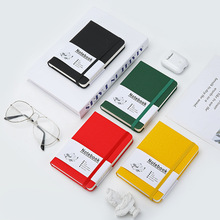 a6绑带本定制口袋本随身记事本便携迷你小本子加厚速记麻布纹手帐