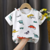 Children's cotton T-shirt, long-sleeve, shirt, top, summer clothing, 0-7 years