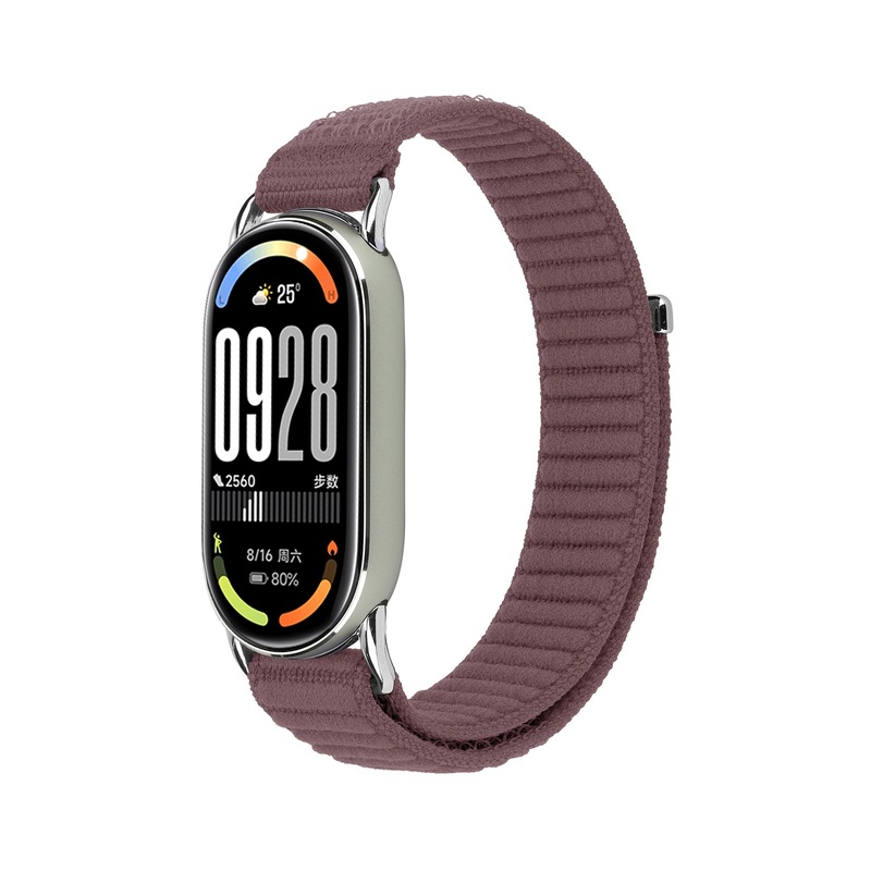 适用小米手环10表带波浪纹尼龙回环编织表带 mi band8/9 尼龙表带|undefined