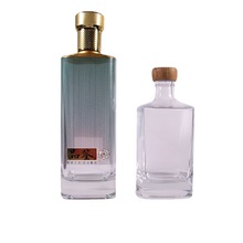 批发喷涂方形空酒瓶500ml白酒瓶自用果酒瓶泡酒瓶药酒瓶自酿酒