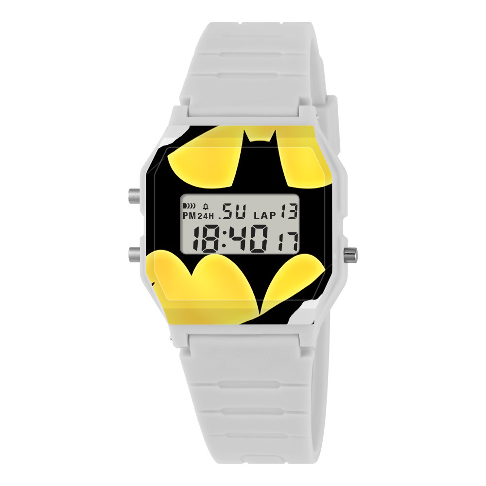 Tendencia de estudiantes de secundaria cronometrador de dibujos animados relojes electrónicos alarma deportiva al aire libre nocturna relojes electrónicos al por mayor