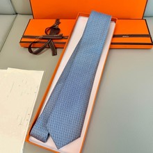 爱家新款格纹真丝领带欧美个性提花印花外贸商务休闲多功能领带配