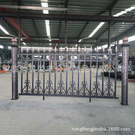 铝艺护栏厂家加工铝合金防护栏别墅小区庭院院墙护栏隔离栅栏