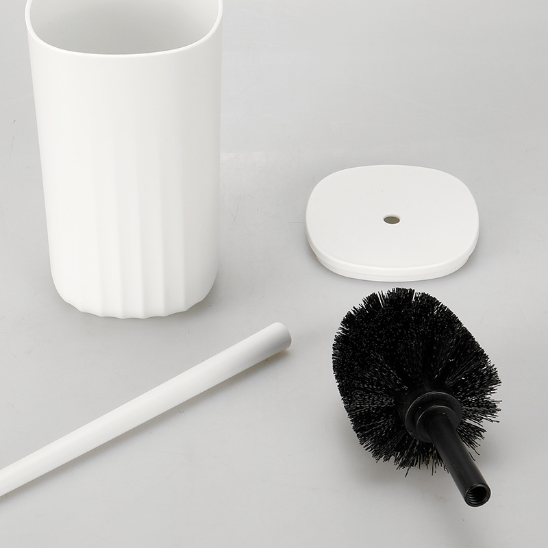 Patrón de onda cepillo de limpieza del hogar cepillo de baño traje de mango largo creativo simple inodoro cepillo de inodoro