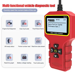 OBD2 diaqnostika aləti S610, mühərrik xətası oxuma kartı, avtomobil diaqnostika cihazı