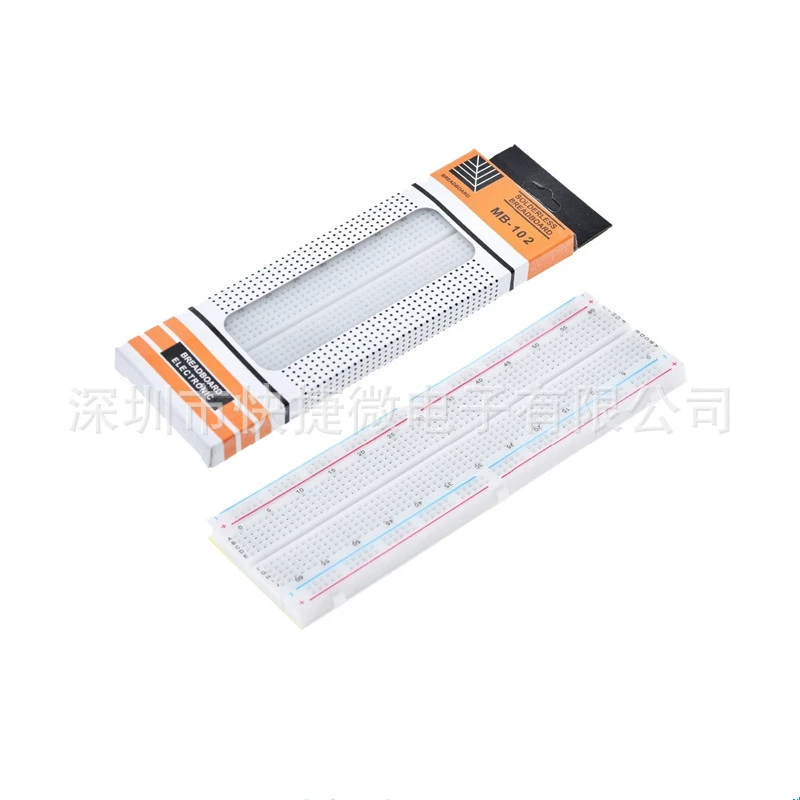 MB102 красная и синяя линия хлеб доска 830-отверстие хлеб доска экспериментальная Соединительная плата