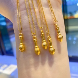 999 Pure Gold Number One Scholar Pen Pendant Gold Gold List Title Pendant Wenchang Pen Number One Scholar Pen Necklace College Entrance Examination Gift