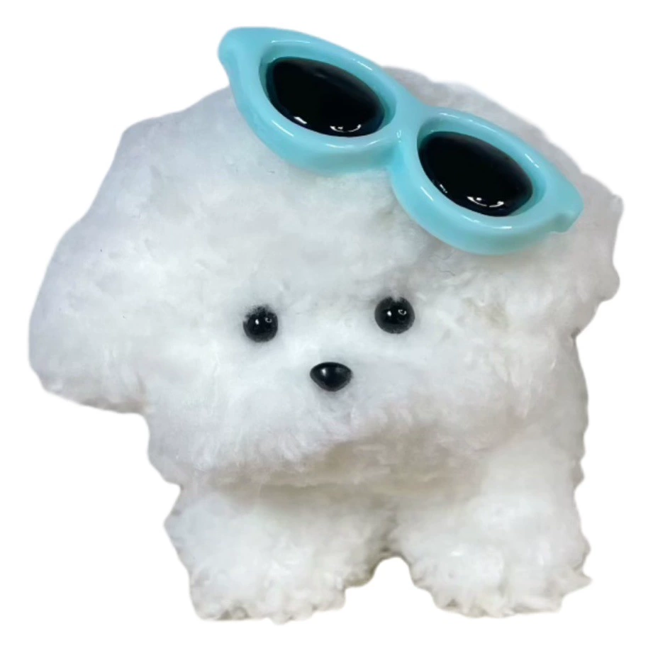 20 мм сверхплотный торсионный стержень толстый коралловый мех для щенка имитация животного ручной работы