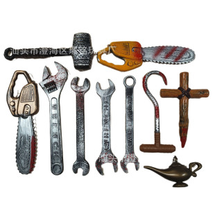 Aladdin's magic lamp plastic hammer cross-border cross necklace role-playing hook sickle cheering saw prop wrench