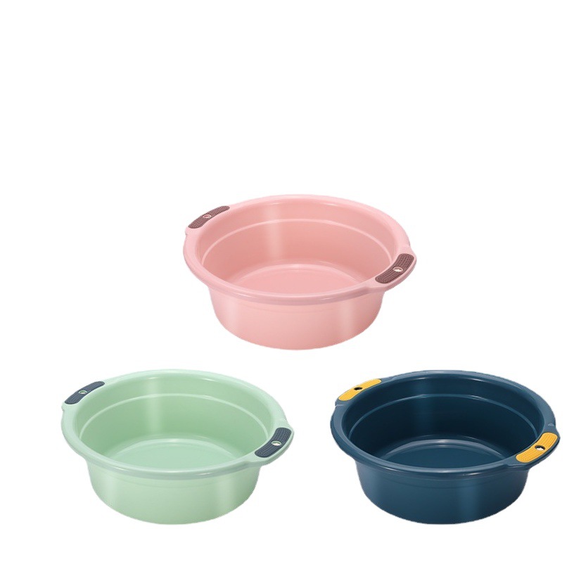Deepened Thickened Washbasin Laundry Basin Large Size Water Basin Wash Plastic Basin Making Movable Washbasin Baby Potty Basin Washbasin