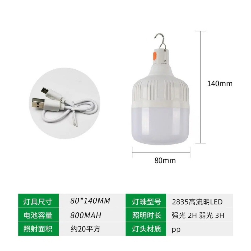 批发价摆摊夜市灯不插电超亮led照明灯无线户外应急锂电池露营灯|undefined