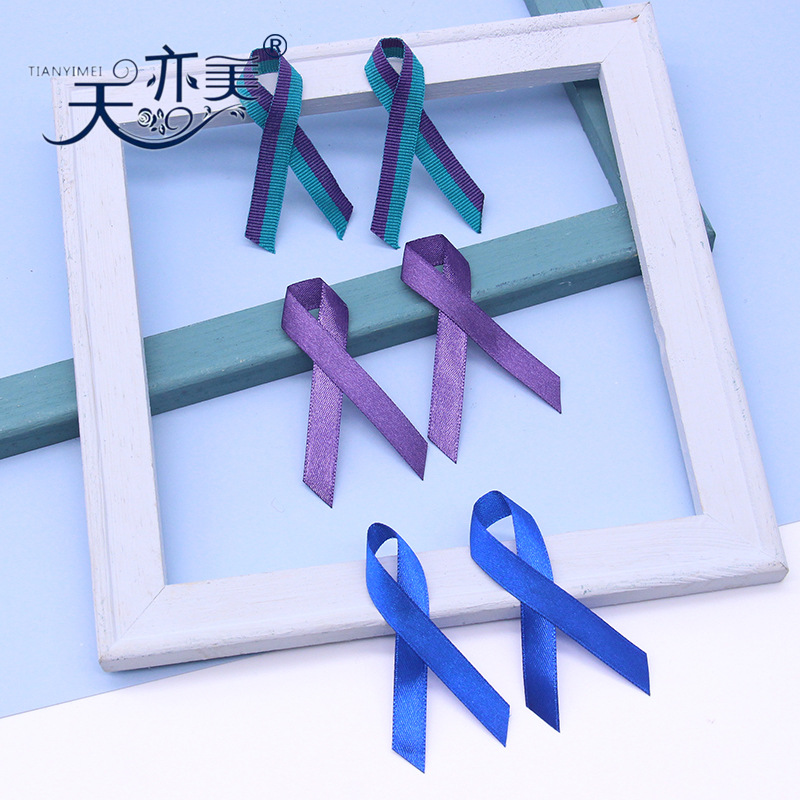 Tianyi Mei 1cm Cinta Azul promocional varias actividades muñeca cinta decorativa cinta arco