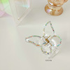 Beauty like a dream romantic pearl butterfly grab the super immortal sweet hair grabbing hair clip, Korean rear head hair accessories