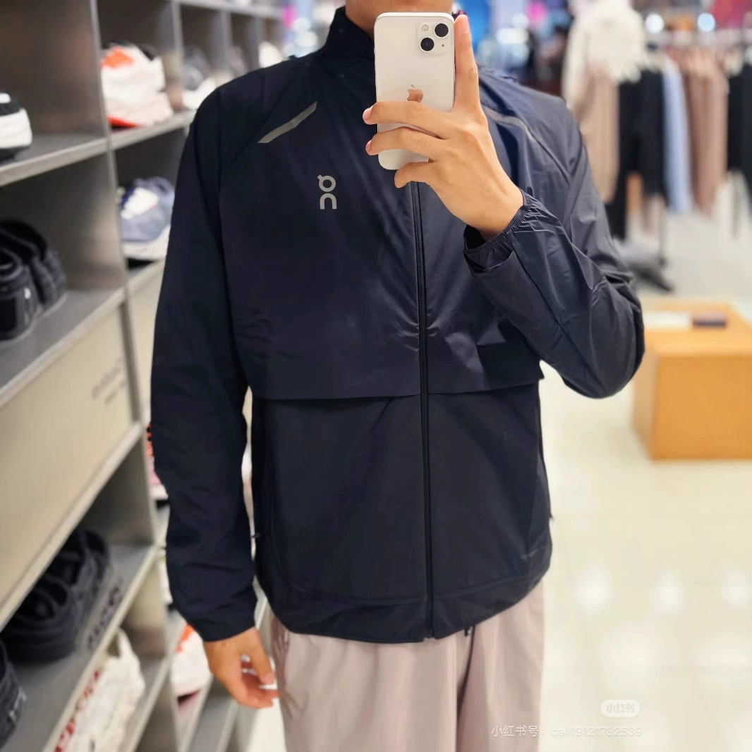 Высокое качество O Oang N бегущий мужской воротник легкий стоячий воротник сломанный ветер марафон бег куртка солнцезащитный крем
