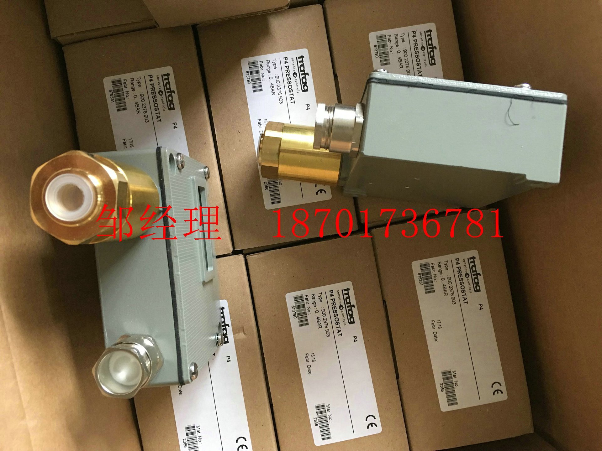 瑞士TRAFAG机械式压力开关900.2376.903 4bar 船级社认证
