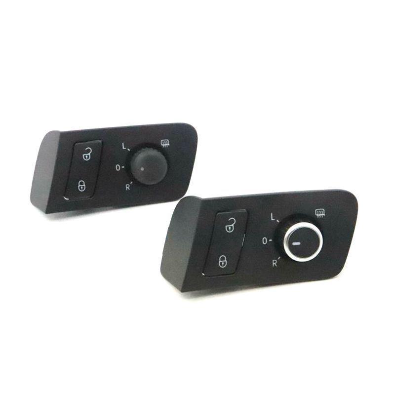 Suitable for Volkswagen New and Old Touran Reversing Mirror Switch Safety Switch Rearview Mirror Switch Reversing Mirror Inner Buckle Accessories
