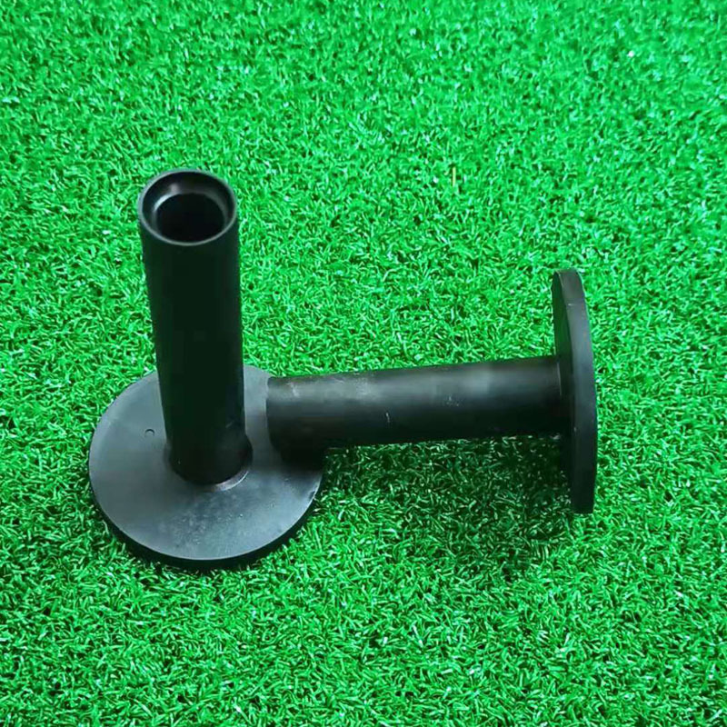 一件代发高尔夫球TEE牛筋tee球钉练习场打击垫配件黑色橡胶球托梯|ru