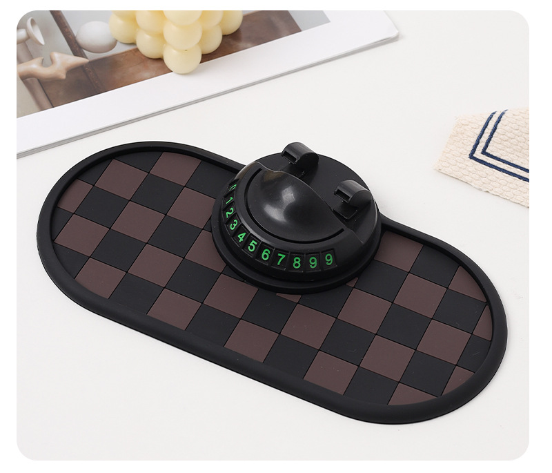 Car Dashboard Anti-Slip Mat, Washable, Central Control Navigation Bracket Storage Mat, Sun Protection, Manufacturer Wholesale Car Fragrance Tablets