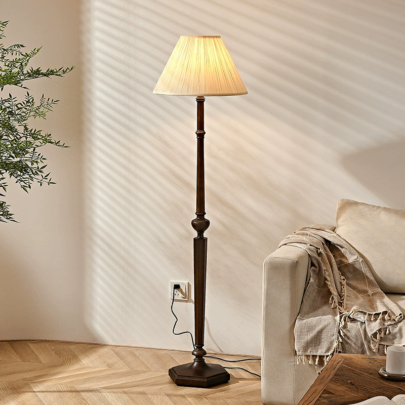 Retro floor lamp, table lamp for bedroom for living room, french style, American style