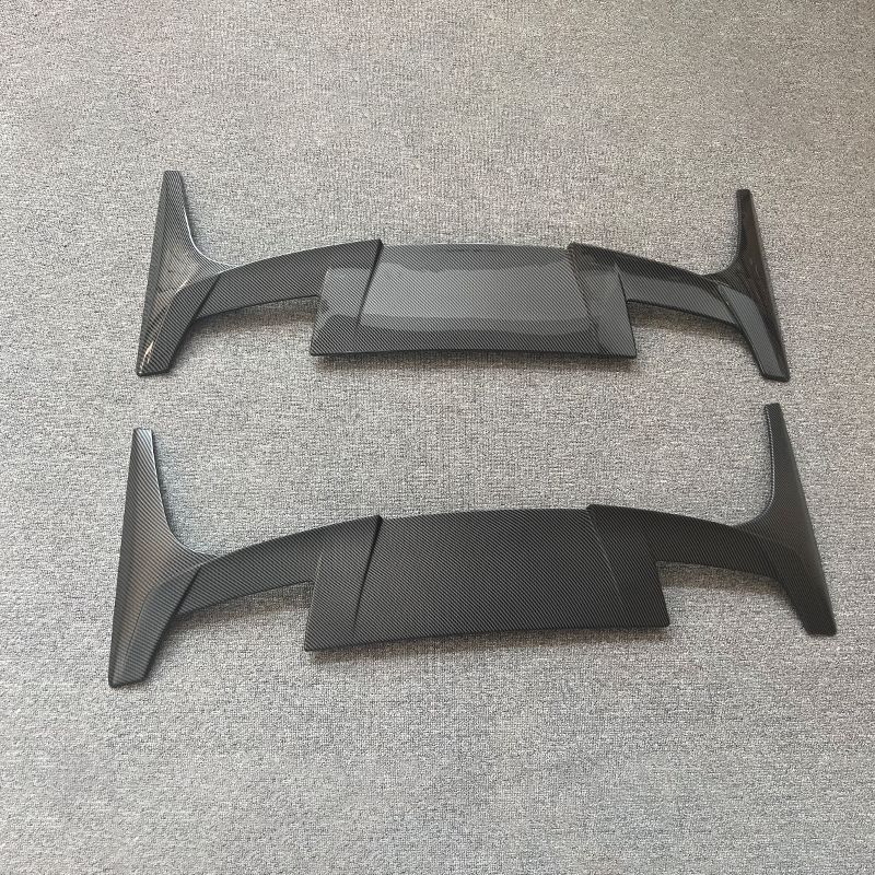 Suitable for Tesla Model3/Modely Modified Rear Wing Top Wing Spoiler Exterior Decoration Bright Black Carbon Fiber