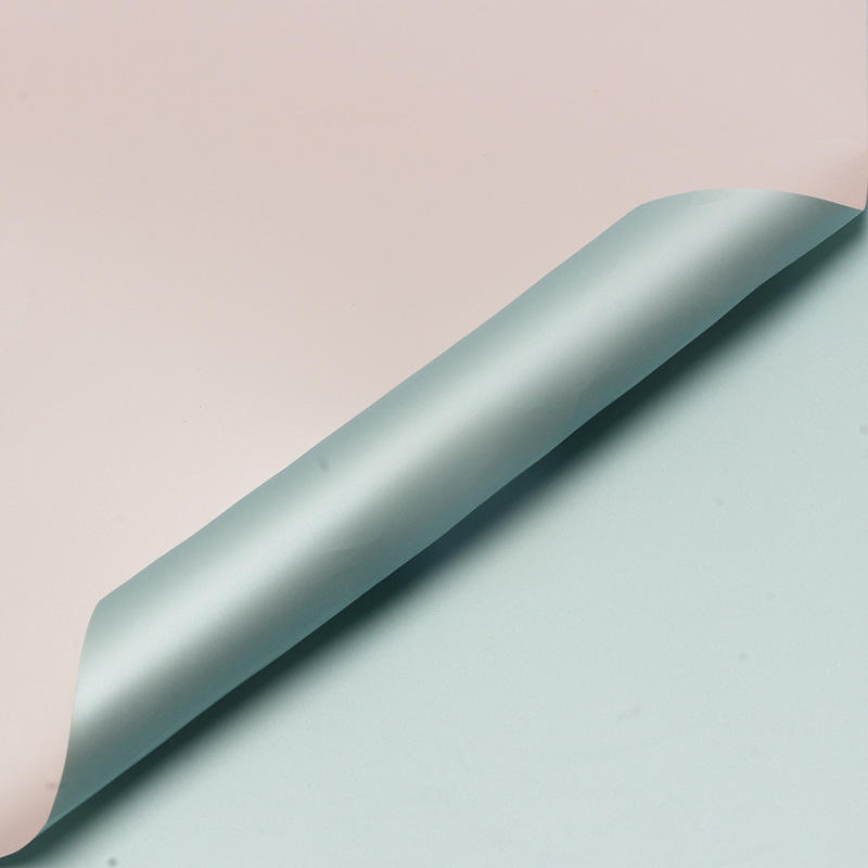 Huaxi papel de arena de oro flor papel de embalaje de papel mate de dos colores al por mayor ramo de regalo de papel de embalaje de materiales de viento fragante