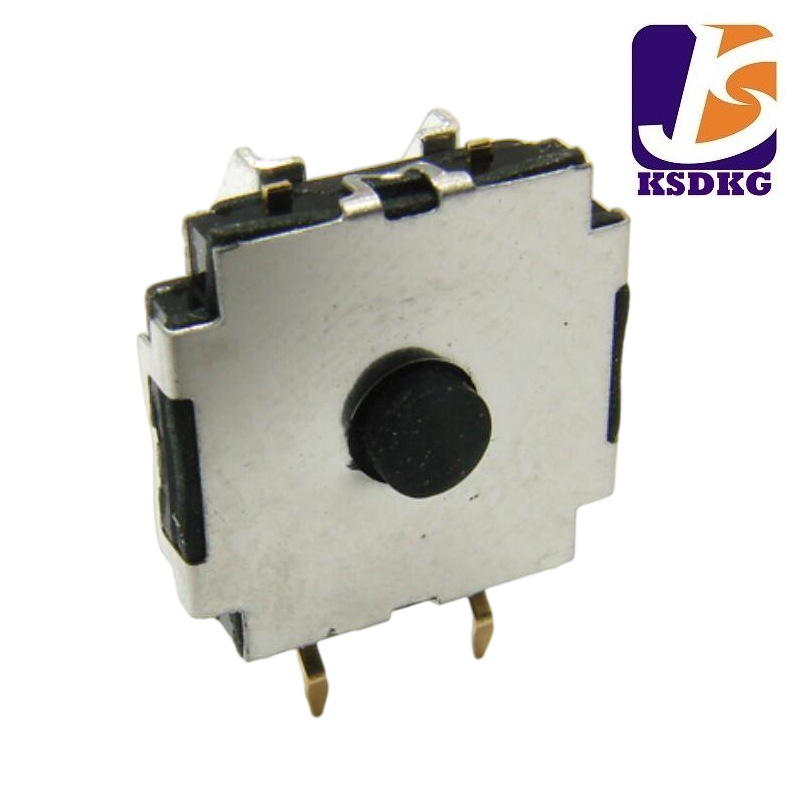 铜壳轻触贴片开关2脚 贴片防水按钮开关2脚 硅胶贴片按键开关IP67