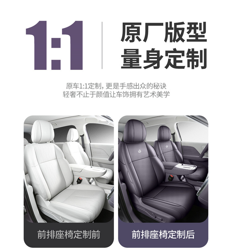 27-piece set of car seat covers specifically designed for the Leapmotor B10, suitable for all seasons, with full coverage and breathable, perforated design