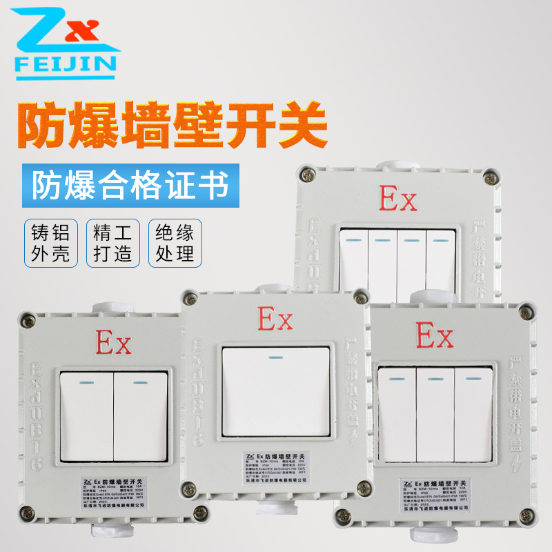 Explosion-proof switch 220V 10A Ming Zhuang Dark outfit Wall 86 type Single open Stripped of Party membership and expelled from public office Lighting switch
