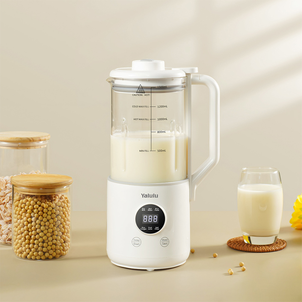 跨境110V豆浆机美规家用全自动免煮免虑辅食破壁机出口美国加拿大