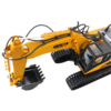 Electric metal toy, excavator, car model, remote control