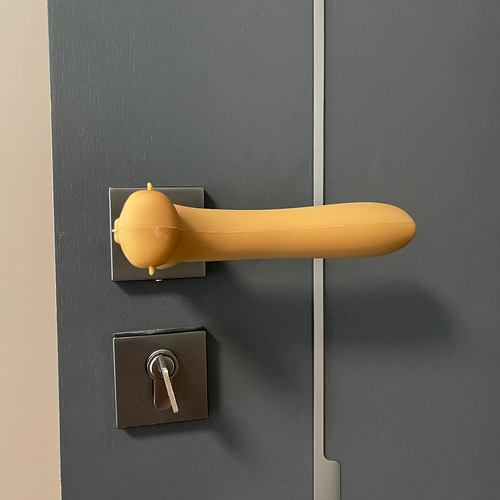 2024 new silicone door handle protective cover safety door handle anti-collision protective cover children's room door handle soft glue
