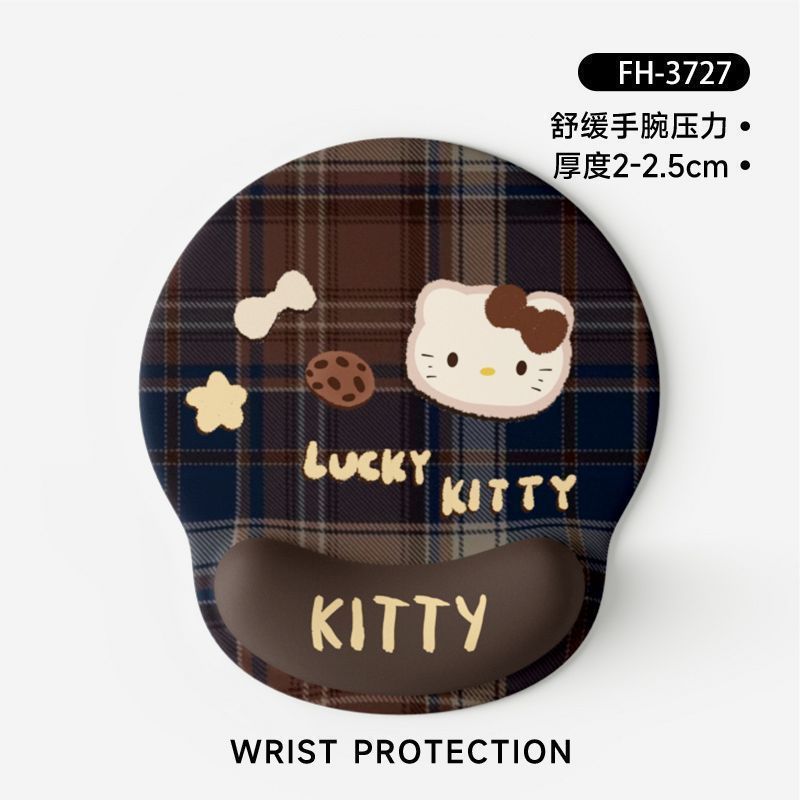 Lindo feliz pescado muñeca pad mouse pad muñeca pad teclado pad oficina mouse pad para niñas