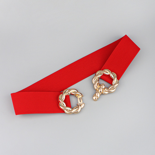 Autumn and winter new coat belt accessories elastic fashion elastic girdle versatile dress belt women's wide girdle