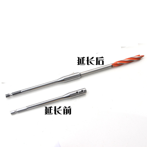 Drill extended rod quick conversion connecting rod quick change handle drill connection 150MM 300MM rod conversion
