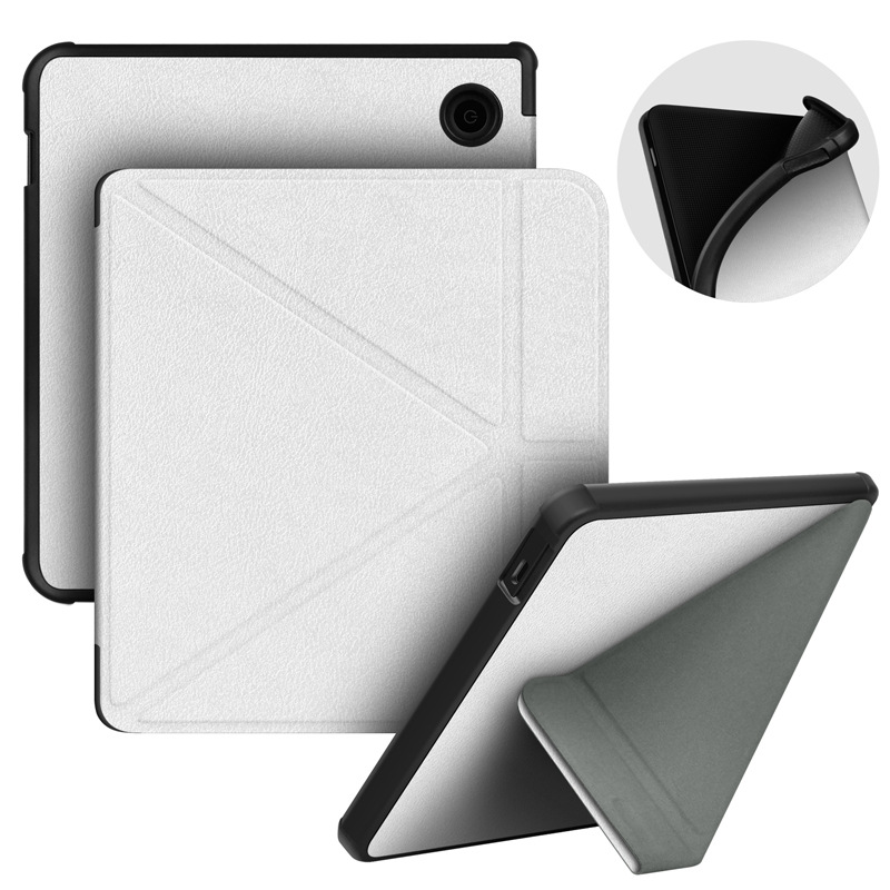 Kobo Libra Color/2 Estuche protector de deformación Kobo7 pulgadas Estuche de cuero protector de soporte plegable