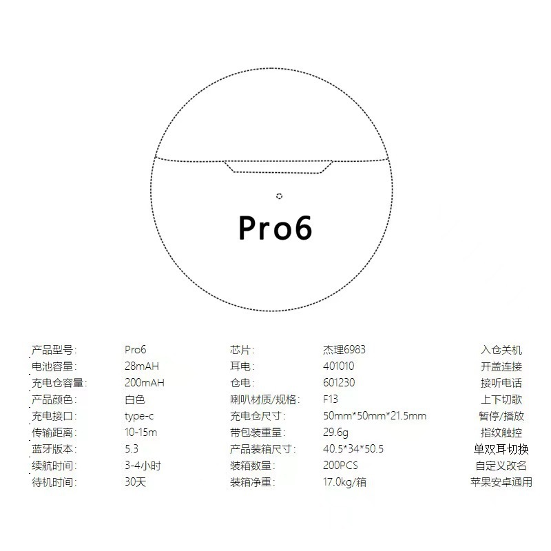 ワイヤレスbluetoothイヤホン二世代三世代pro4世代超ロング航続クロスボーダーtws|undefined